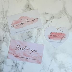 ♥️ 5x25 / 60 Thank Thank you cards